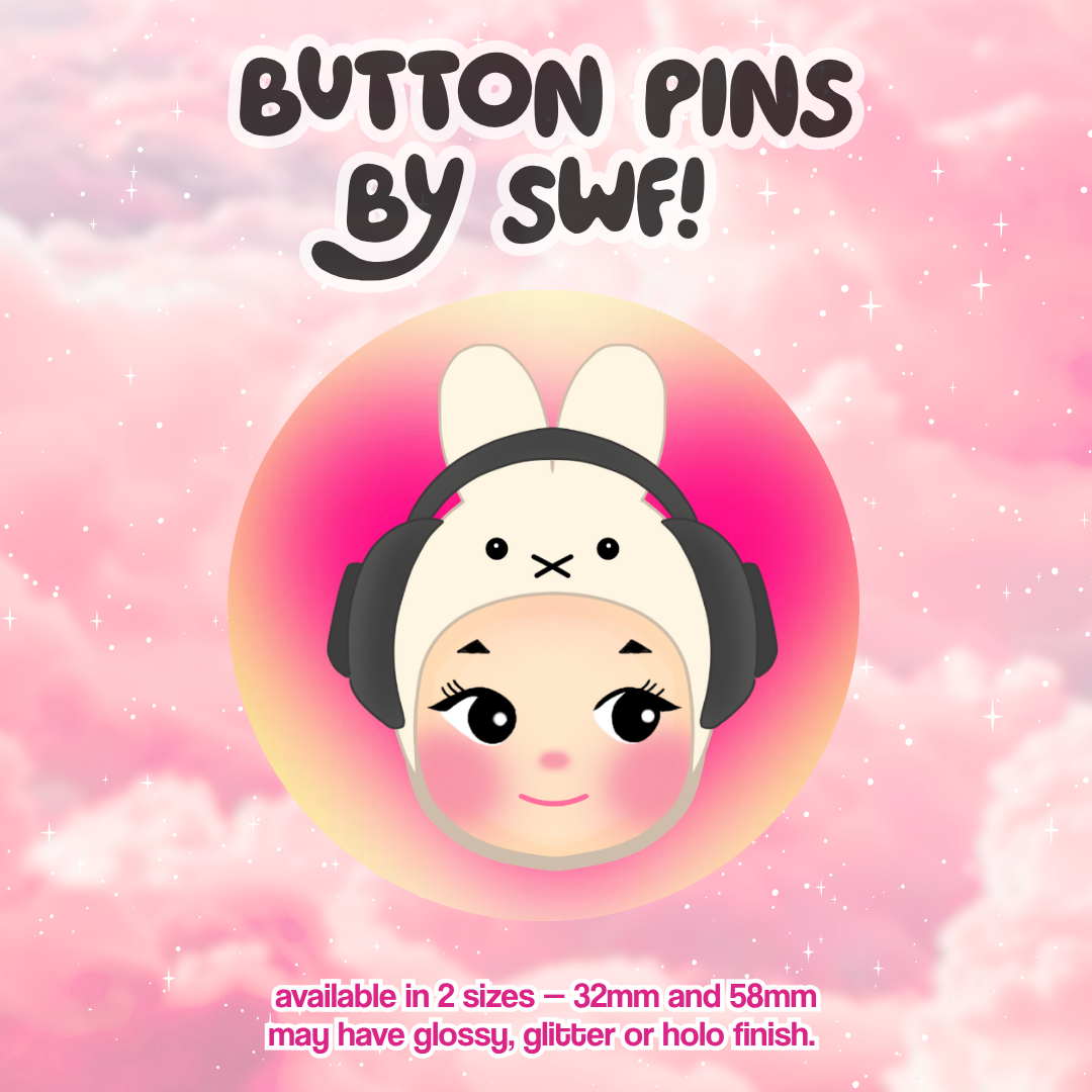 sonny x smiski button pin.. ⭑.ᐟ