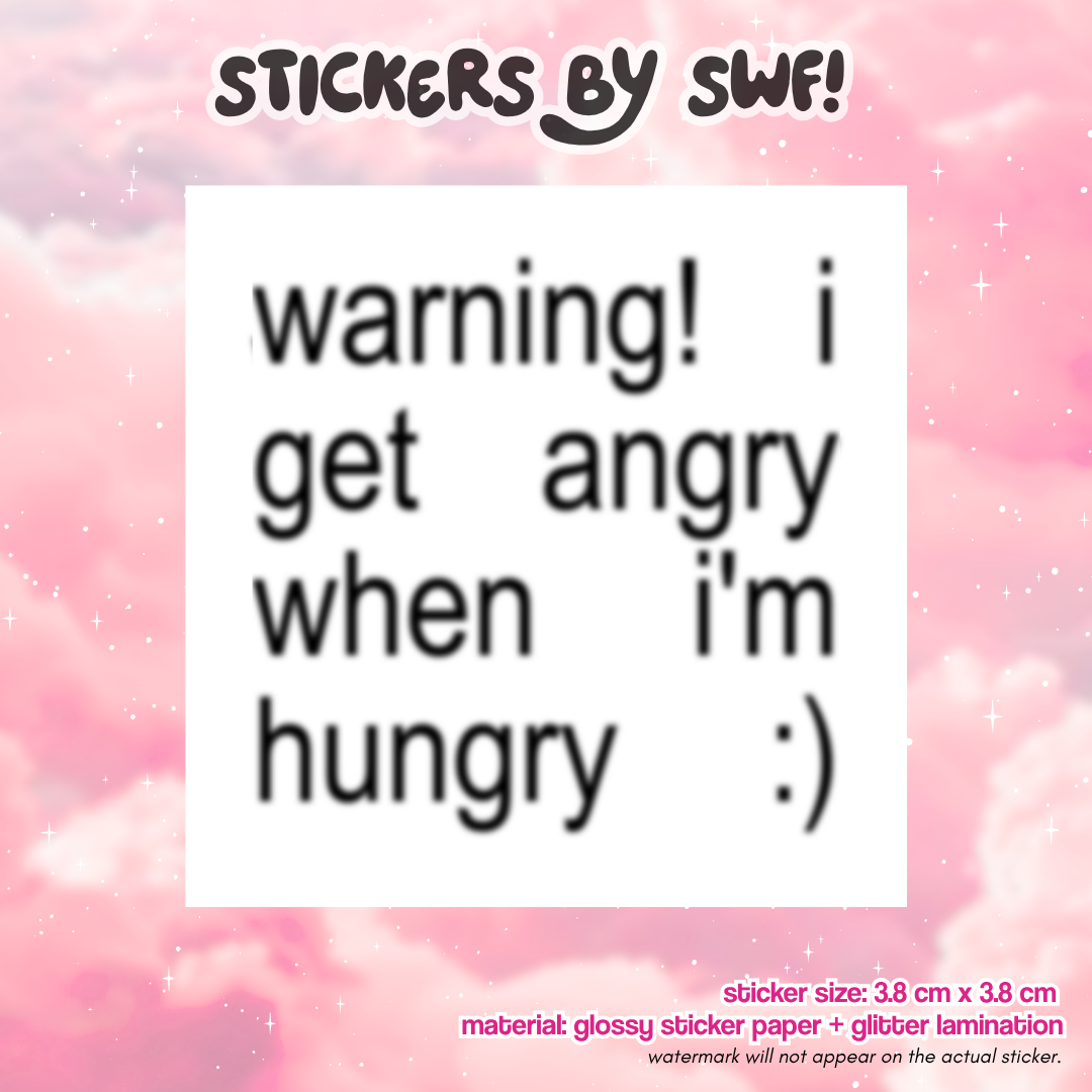 i get angry when i'm hungry.. ⭑.ᐟ