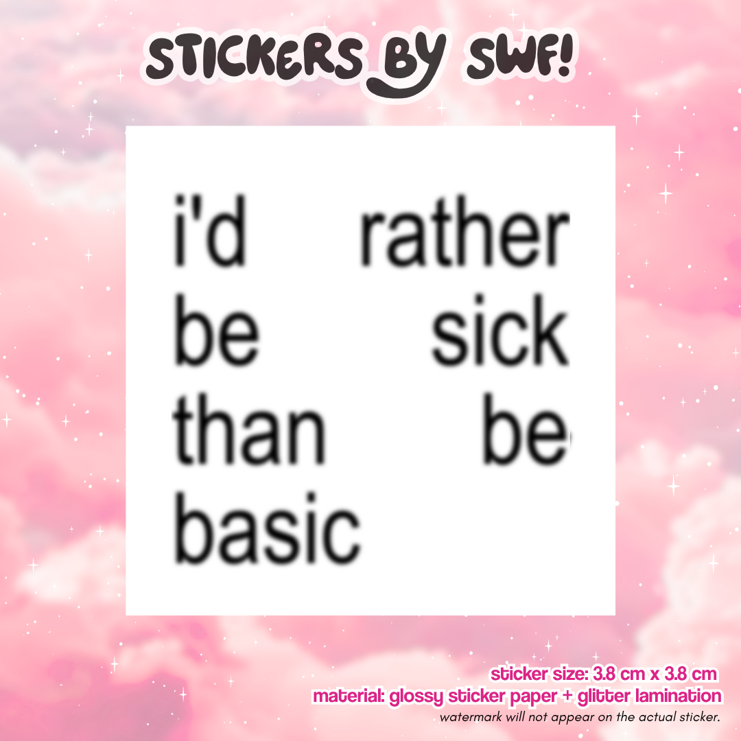 i'd rather be sick.. ⭑.ᐟ