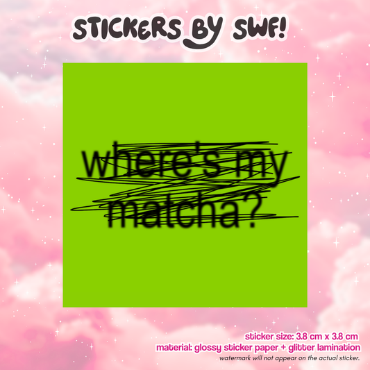 where's my matcha? ⭑.ᐟ