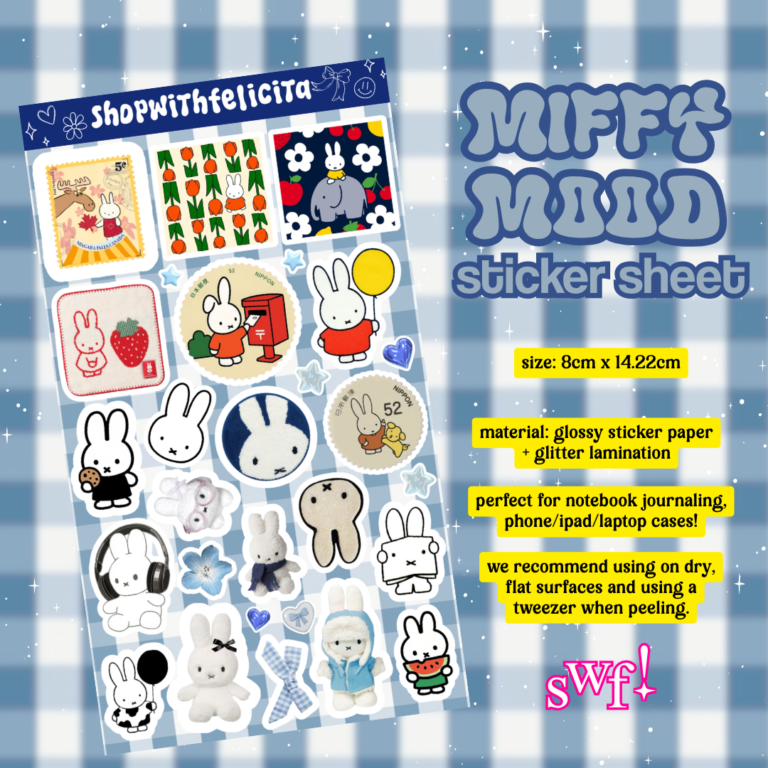 [sticker sheet] miffy mood