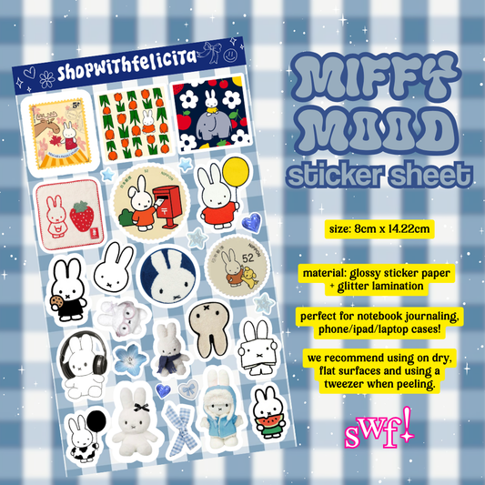 [sticker sheet] miffy mood