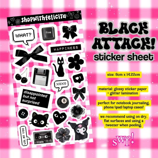 [sticker sheet] black attack!