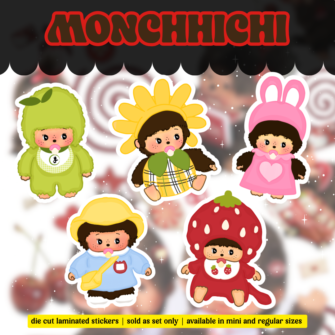[sticker pack] monchhichiㅤ