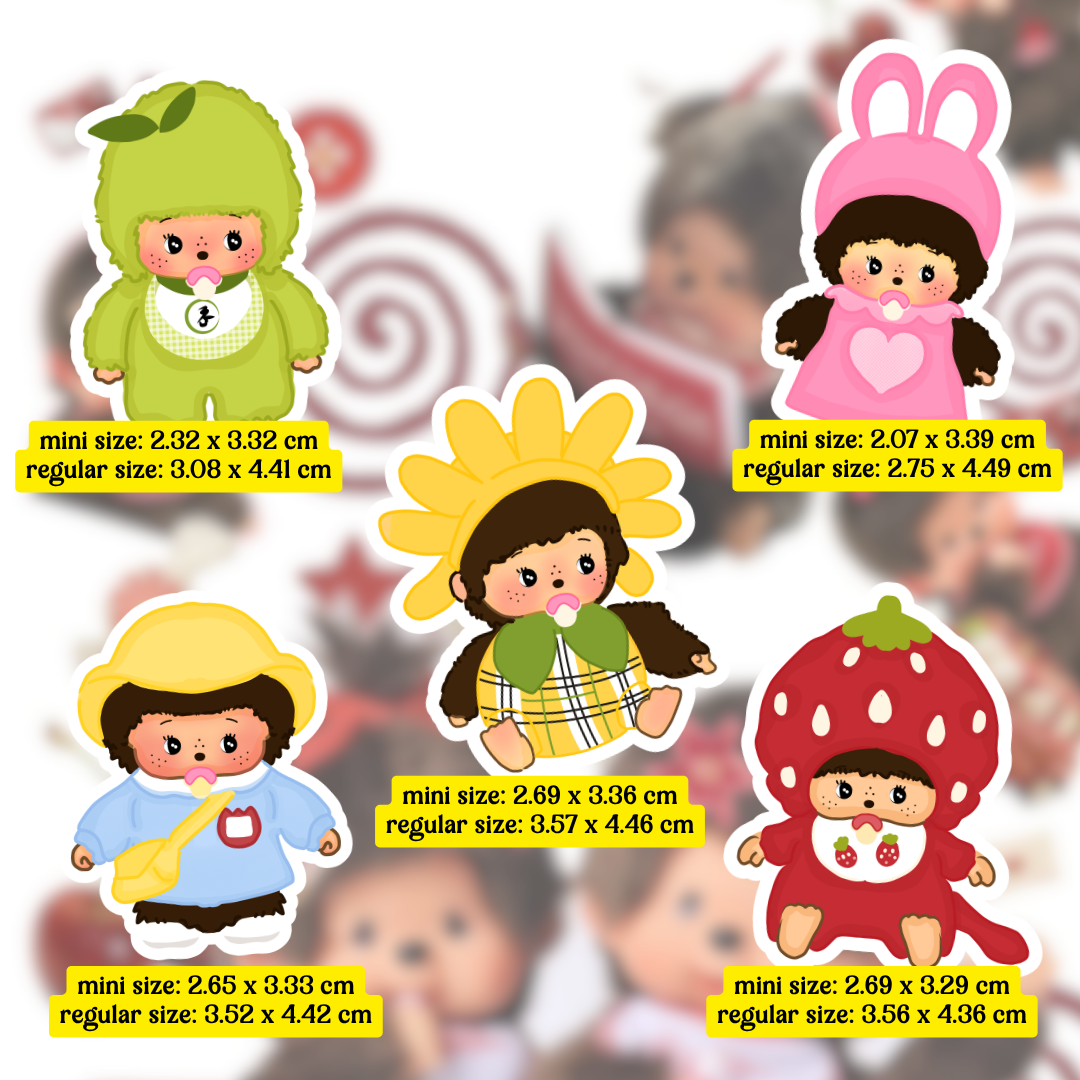 [sticker pack] monchhichiㅤ