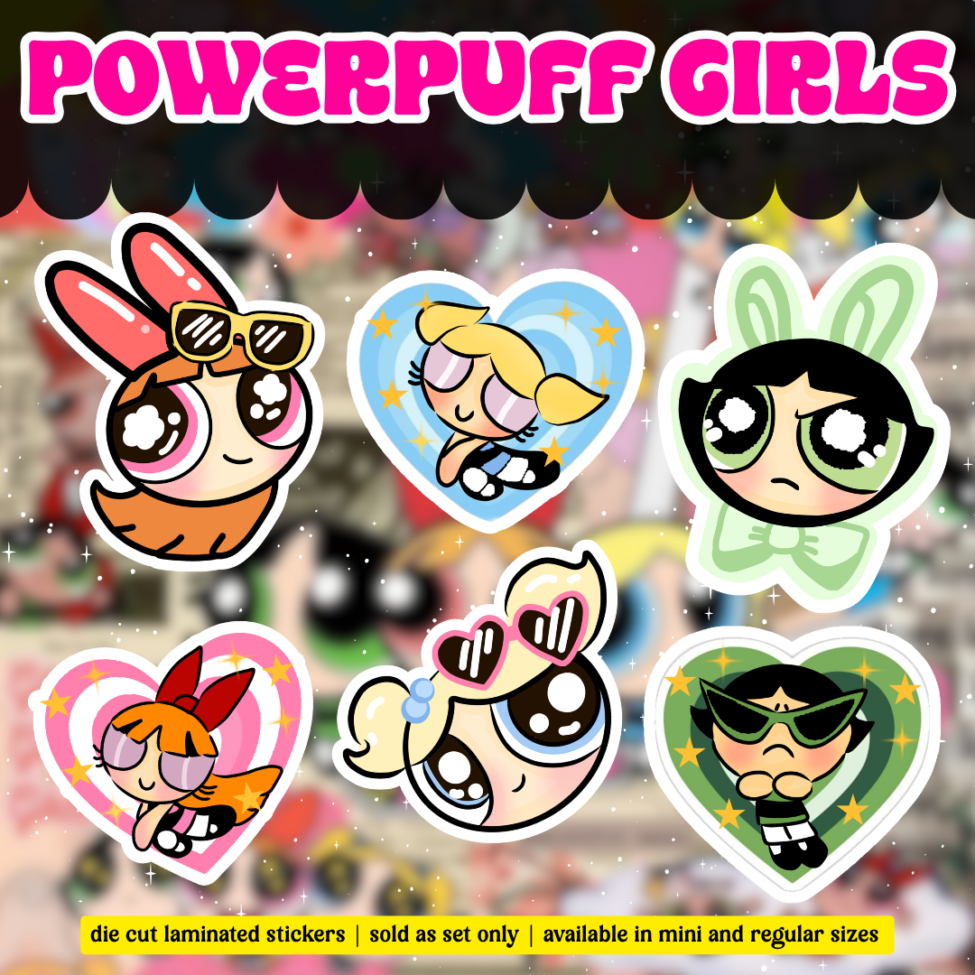 [sticker pack] powerpuff girls