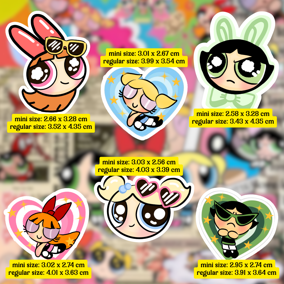 [sticker pack] powerpuff girls