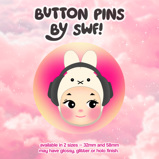 sonny x smiski button pin.. ⭑.ᐟ