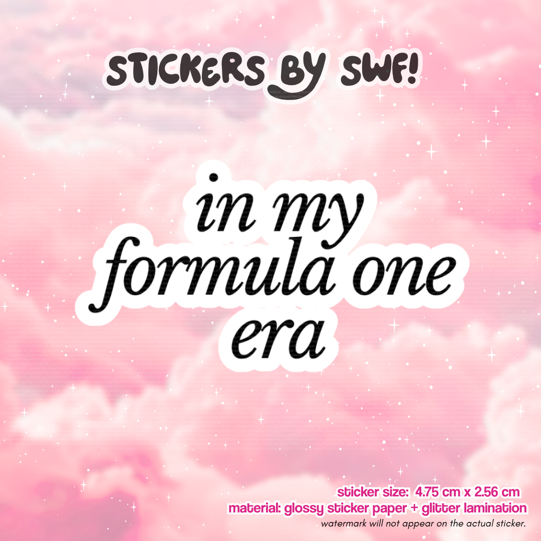 in my formulary one era ⭑.ᐟ