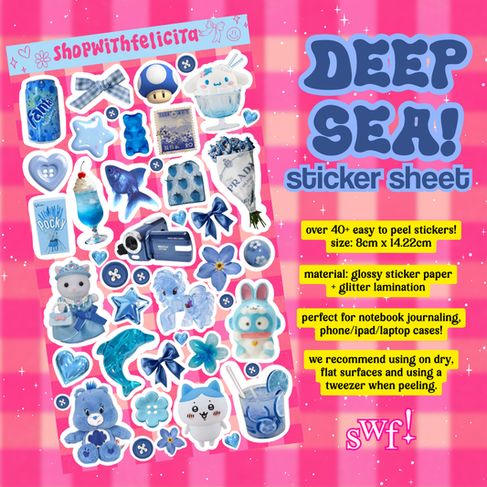 [sticker sheet] deep sea!