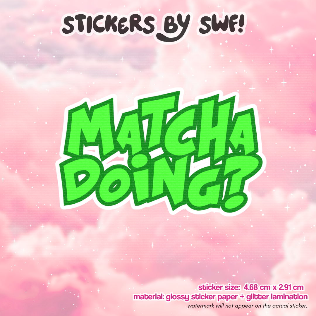 matcha doing? ⭑.ᐟ