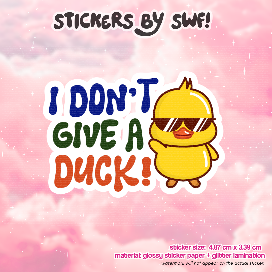 i don't give a duck ⭑.ᐟ