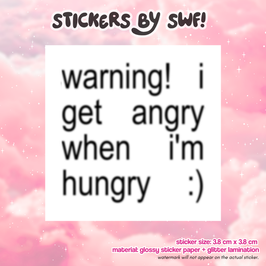 i get angry when i'm hungry.. ⭑.ᐟ