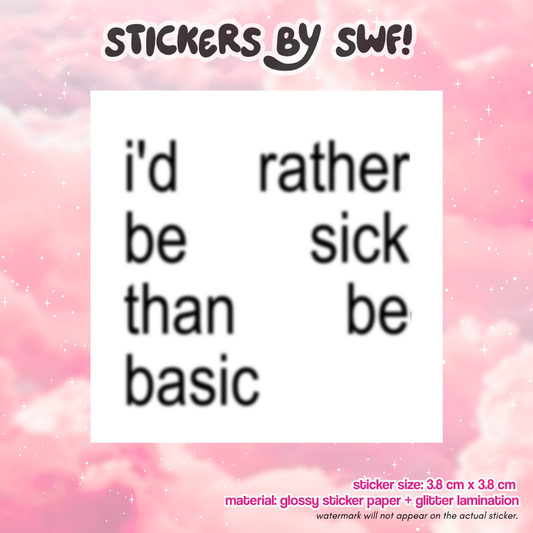 i'd rather be sick.. ⭑.ᐟ