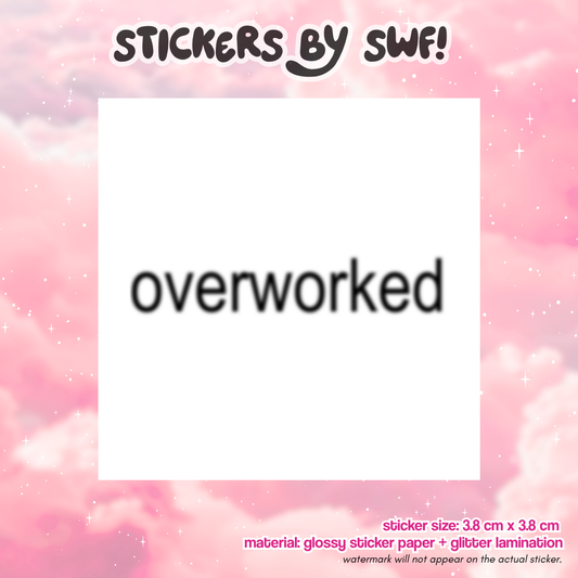 overworked.. ⭑.ᐟ