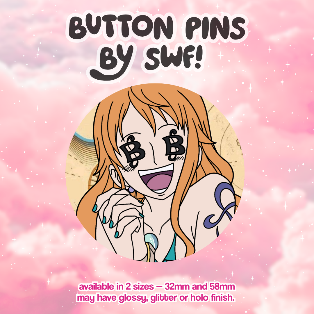 nami button pin.. ⭑.ᐟ
