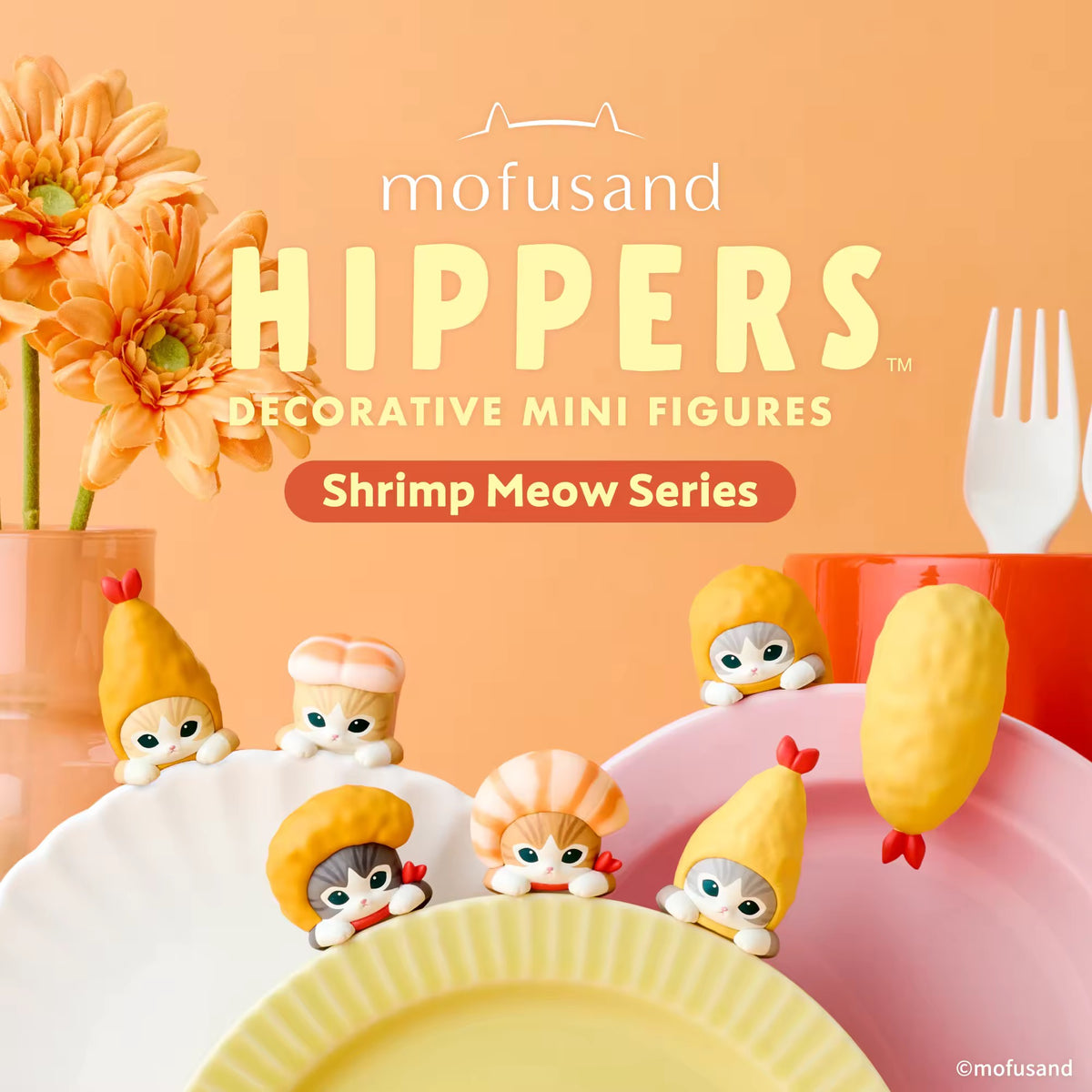 [PREORDER] HIPPERS mofusand Shrimp Meow Series