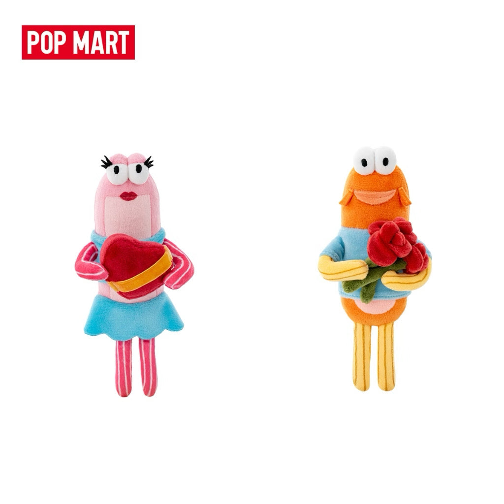 [PREORDER]  POP MART Bikini Bottom Buddies - Romantic Fish Series Plush Pendants