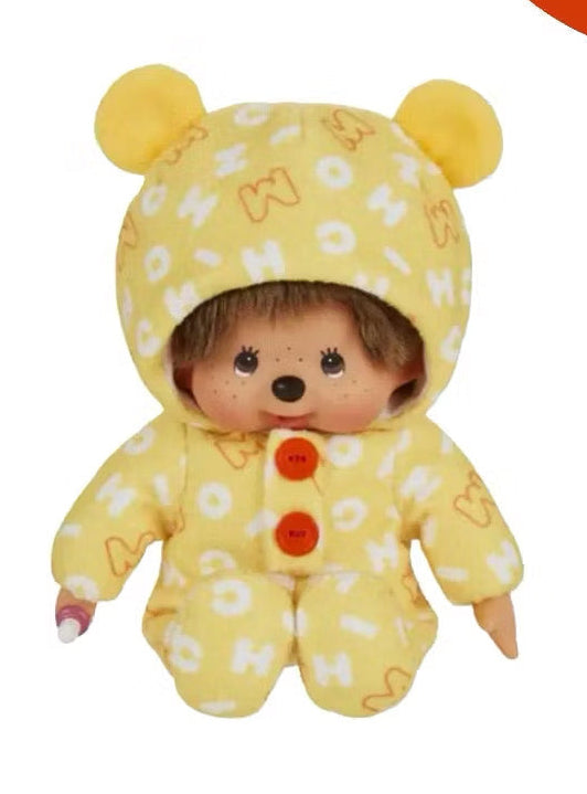 [PREORDER] Monchhichi Print Rompers Plush (YELLOW)