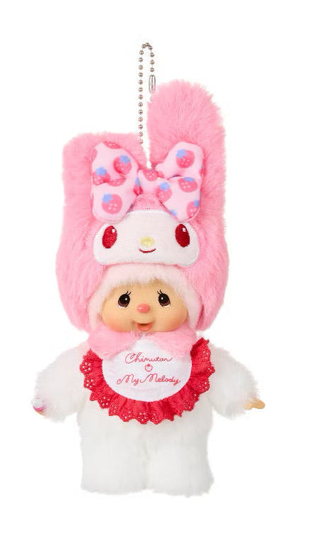 [PREORDER] Monchhichi x Sanrio Keychain - My Melody